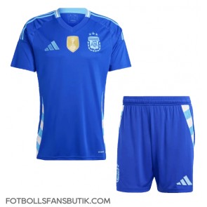 Argentina Replika Bortatröja Barn Copa America 2024 Kortärmad (+ Korta byxor)